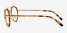 Ray-Ban RB3765V Tortoise MetalEyeglass Frames from EyeBuyDirect, Side View