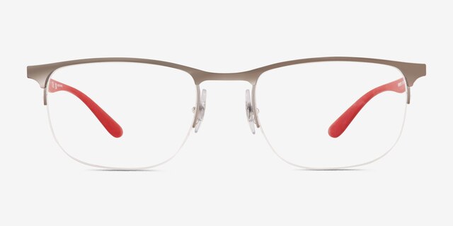 Ray-Ban RB6513 Matte Gunmetal MetalEyeglass Frames from EyeBuyDirect, Front View