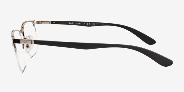 Ray-Ban RB6513 Black MetalEyeglass Frames from EyeBuyDirect, Side View