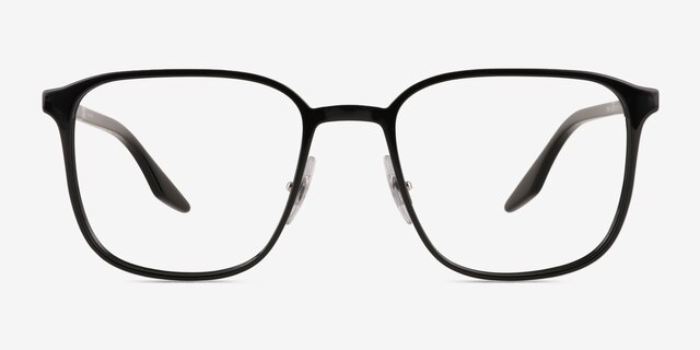 Ray-Ban RB6512 Black MetalEyeglass Frames from EyeBuyDirect, Front View