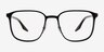 Ray-Ban RB6512 Black MetalEyeglass Frames from EyeBuyDirect, Front View