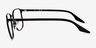 Ray-Ban RB6512 Black MetalEyeglass Frames from EyeBuyDirect, Side View