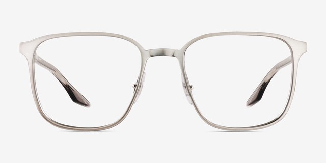 Ray-Ban RB6512 Brushed Gunmetal MetalEyeglass Frames from EyeBuyDirect, Front View