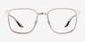 Ray-Ban RB6512 Brushed Gunmetal MetalEyeglass Frames from EyeBuyDirect, Front View