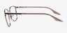 Ray-Ban RB6512 Brushed Gunmetal MetalEyeglass Frames from EyeBuyDirect, Side View