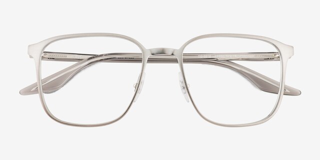 Ray-Ban RB6512 Brushed Gunmetal MetalEyeglass Frames from EyeBuyDirect, Closed View