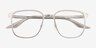 Ray-Ban RB6512 Brushed Gunmetal MetalEyeglass Frames from EyeBuyDirect, Closed View