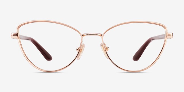 Vogue Eyewear VO4285 Rose Gold MetalEyeglass Frames from EyeBuyDirect, Front View