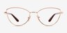 Vogue Eyewear VO4285 Rose Gold MetalEyeglass Frames from EyeBuyDirect, Front View