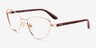 Vogue Eyewear VO4285 Rose Gold MetalEyeglass Frames from EyeBuyDirect, Angle View
