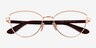 Vogue Eyewear VO4285 Rose Gold MetalEyeglass Frames from EyeBuyDirect, Closed View