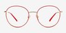 Vogue Eyewear VO4280 Red Gold MetalEyeglass Frames from EyeBuyDirect, Front View