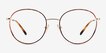 Vogue Eyewear VO4280 Tortoise Pale Gold MetalEyeglass Frames from EyeBuyDirect, Front View