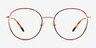 Vogue Eyewear VO4280 Tortoise Pale Gold MetalEyeglass Frames from EyeBuyDirect, Front View