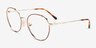 Vogue Eyewear VO4280 Tortoise Pale Gold MetalEyeglass Frames from EyeBuyDirect, Angle View