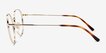 Vogue Eyewear VO4280 Tortoise Pale Gold MetalEyeglass Frames from EyeBuyDirect, Side View