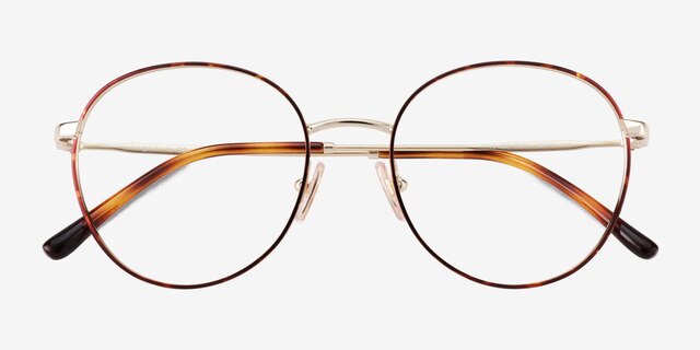 Vogue Eyewear VO4280 Tortoise Pale Gold MetalEyeglass Frames from EyeBuyDirect, Closed View
