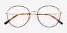 Vogue Eyewear VO4280 Tortoise Pale Gold MetalEyeglass Frames from EyeBuyDirect, Closed View
