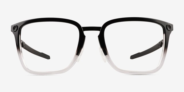 Oakley Cognitive Black Clear MetalEyeglass Frames from EyeBuyDirect, Front View