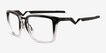 Oakley Cognitive Black Clear MetalEyeglass Frames from EyeBuyDirect, Angle View