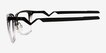 Oakley Cognitive Black Clear MetalEyeglass Frames from EyeBuyDirect, Side View