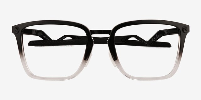 Oakley Cognitive Black Clear MetalEyeglass Frames from EyeBuyDirect, Closed View