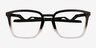 Oakley Cognitive Black Clear MetalEyeglass Frames from EyeBuyDirect, Closed View