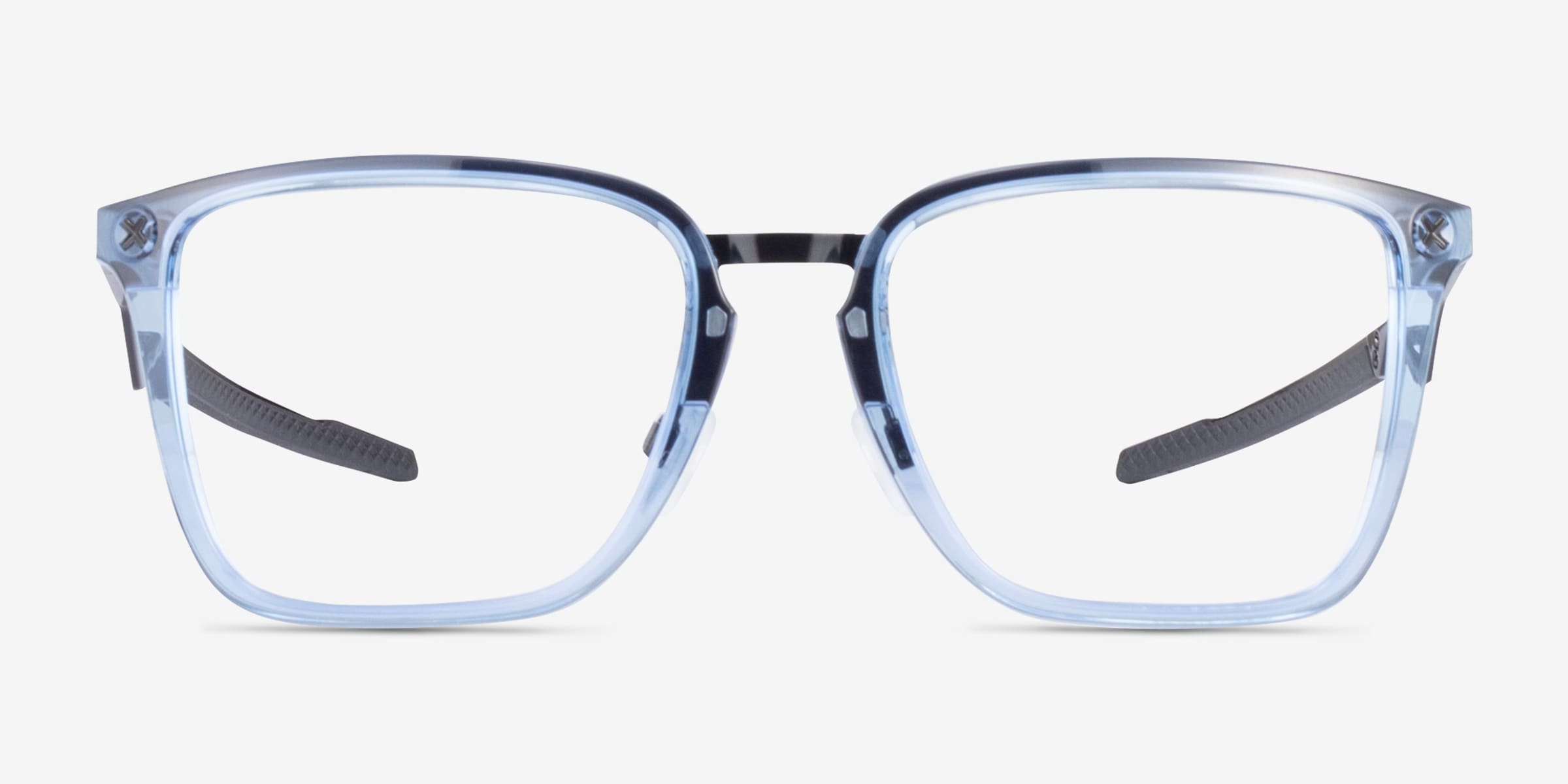 Oakley Cognitive - Square Transparent Blue Frame Eyeglasses