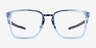 Oakley Cognitive Transparent Blue TitaniumEyeglass Frames from EyeBuyDirect, Front View