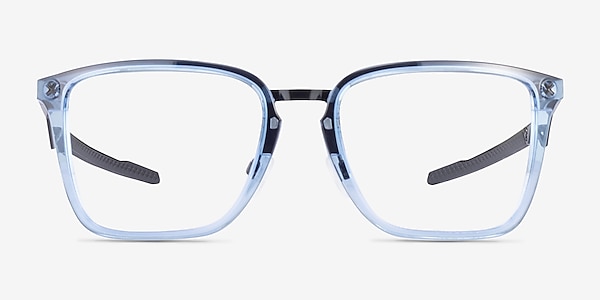 Oakley Cognitive Transparent Blue Metal Eyeglass Frames
