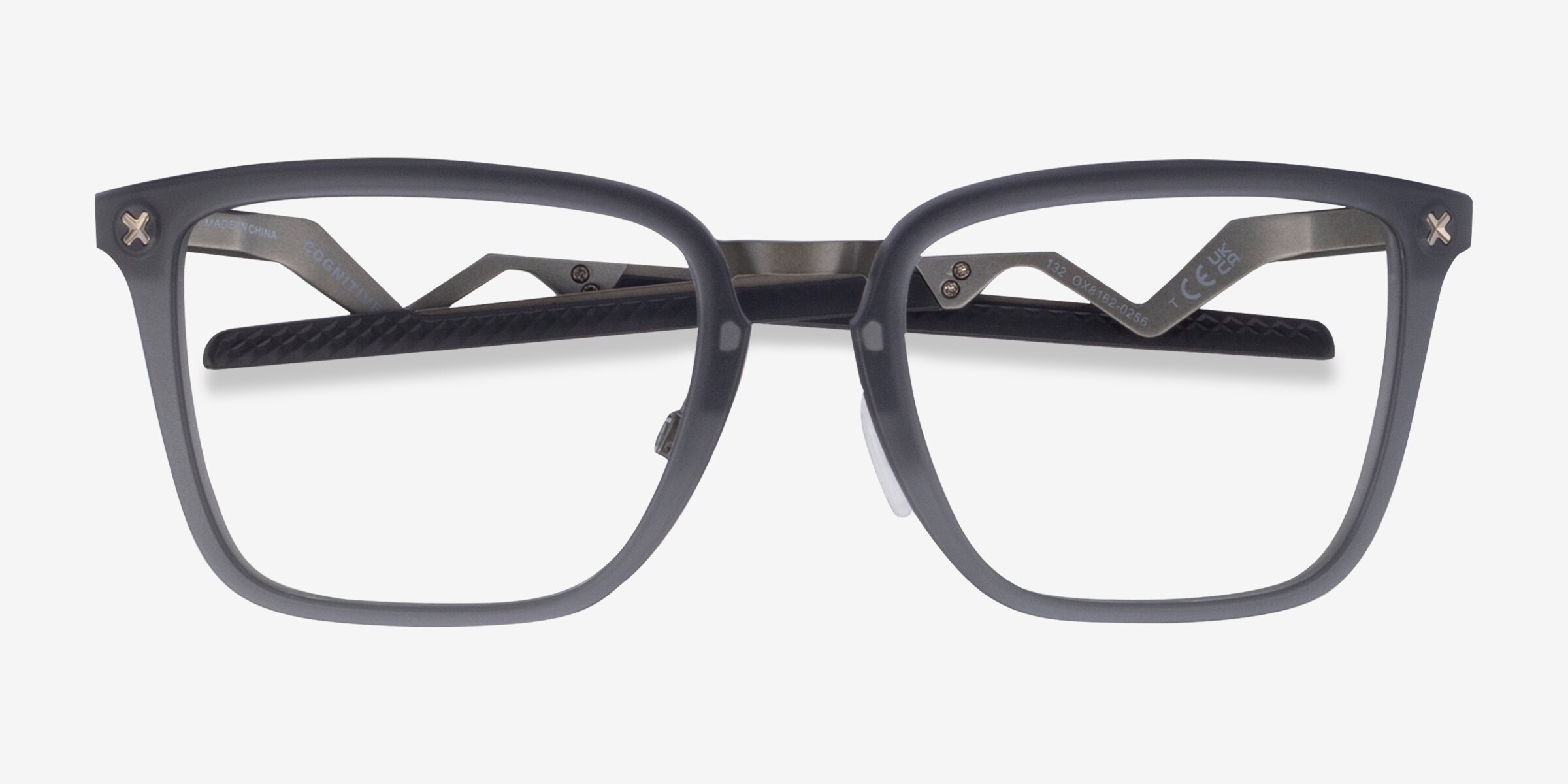 Oakley Cognitive - Square Satin Gray Frame Eyeglasses | Eyebuydirect