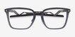 Oakley Cognitive Satin Gray TitaniumEyeglass Frames from EyeBuyDirect, Closed View