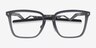 Oakley Cognitive Satin Gray TitaniumEyeglass Frames from EyeBuyDirect, Closed View