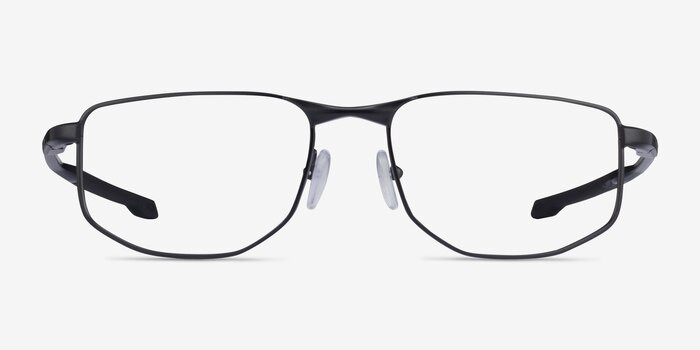 Oakley Addams Satin Black Metal Eyeglass Frames from EyeBuyDirect