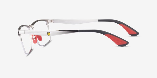 Ray-Ban RB6516M Black Silver MetalEyeglass Frames from EyeBuyDirect, Side View