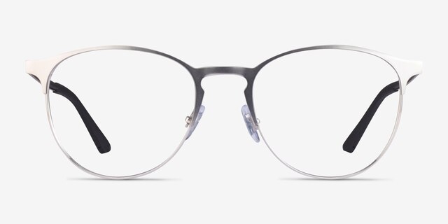 Ray-Ban RB6375 Matte Silver MetalEyeglass Frames from EyeBuyDirect, Front View
