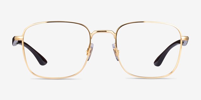 Ray-Ban RB6469 Gold MetalEyeglass Frames from EyeBuyDirect, Front View