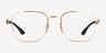 Ray-Ban RB6469 Gold MetalEyeglass Frames from EyeBuyDirect, Front View