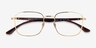 Ray-Ban RB6469 Gold MetalEyeglass Frames from EyeBuyDirect, Closed View