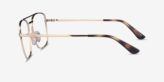 Vogue Eyewear VO4140M Tortoise Gold MetalEyeglass Frames from EyeBuyDirect, Side View