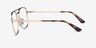 Vogue Eyewear VO4140M Tortoise Gold MetalEyeglass Frames from EyeBuyDirect, Side View