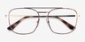 Vogue Eyewear VO4140M Tortoise Gold MetalEyeglass Frames from EyeBuyDirect, Closed View