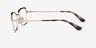 Vogue Eyewear VO4185 Tortoise Gold MetalEyeglass Frames from EyeBuyDirect, Side View