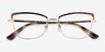 Vogue Eyewear VO4185 Tortoise Gold MetalEyeglass Frames from EyeBuyDirect, Closed View