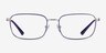 Vogue Eyewear VO4191 Dark Purple MetalEyeglass Frames from EyeBuyDirect, Front View