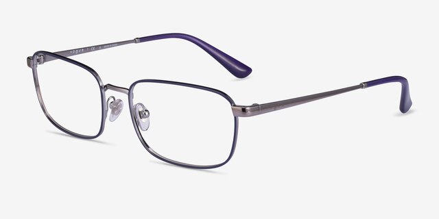 Vogue Eyewear VO4191 Dark Purple MetalEyeglass Frames from EyeBuyDirect, Angle View