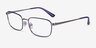 Vogue Eyewear VO4191 Dark Purple MetalEyeglass Frames from EyeBuyDirect, Angle View