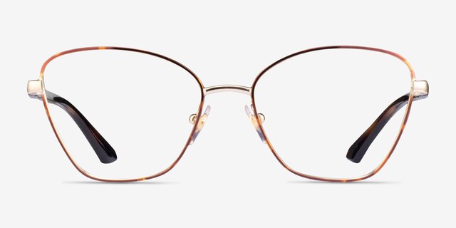 Vogue Eyewear VO4195 Tortoise Gold MetalEyeglass Frames from EyeBuyDirect, Front View