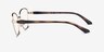 Vogue Eyewear VO4195 Tortoise Gold MetalEyeglass Frames from EyeBuyDirect, Side View