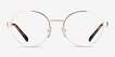 Vogue Eyewear VO4222 Pale Gold MetalEyeglass Frames from EyeBuyDirect, Front View